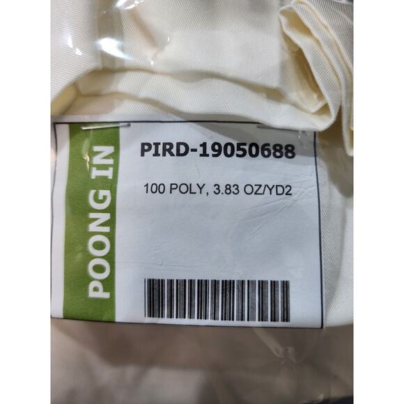 Poongin Pants Womens Medium White Wide Leg High Rise Button Up NO SIZE TAG - Picture 9 of 10